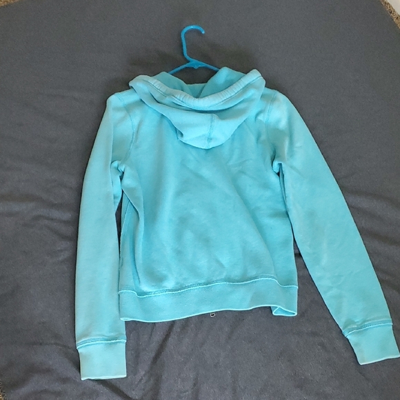 Hollister Turquoise Zip-Up Hoodie Sz Large 🔥 - Picture 4 of 4